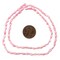 The Bead Chest Vintage Japanese Rice Pearl Beads: 3mm Lustrous Artisan Beads from Japan | Pastel Pink | Full Strand